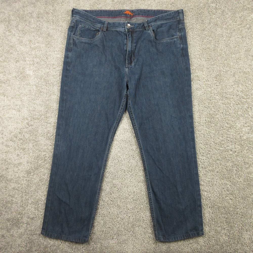 Tommy Bahama Jeans Mens 40x30 Blue Cayman Island Relaxed Stretch Flex Denim Pant